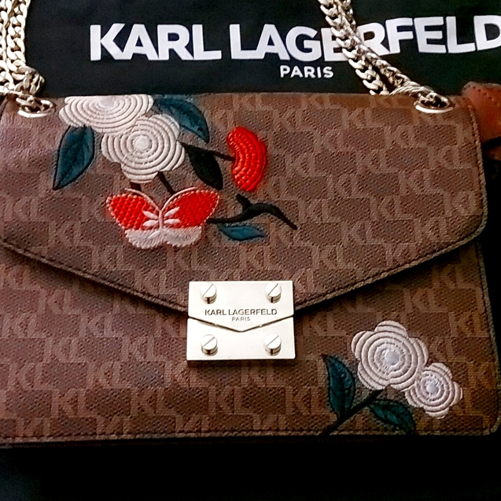Karl Lagerfeld shoulder/ cross bag